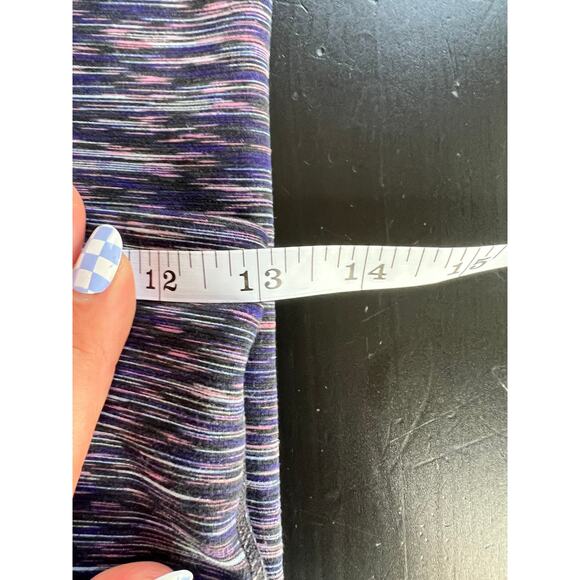 GapFit Leggings Purple and Gray Heather-Size Small - Picture 2 of 6